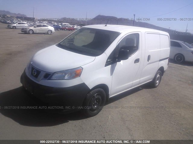 3N6CM0KN0FK722044 - 2015 NISSAN NV200 2.5S/2.5SV WHITE photo 2