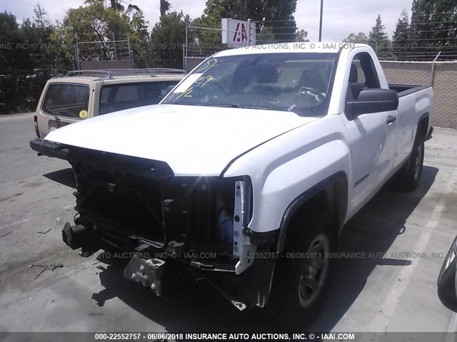 1GTN1TEC5FZ905183 - 2015 GMC SIERRA C1500 WHITE photo 2