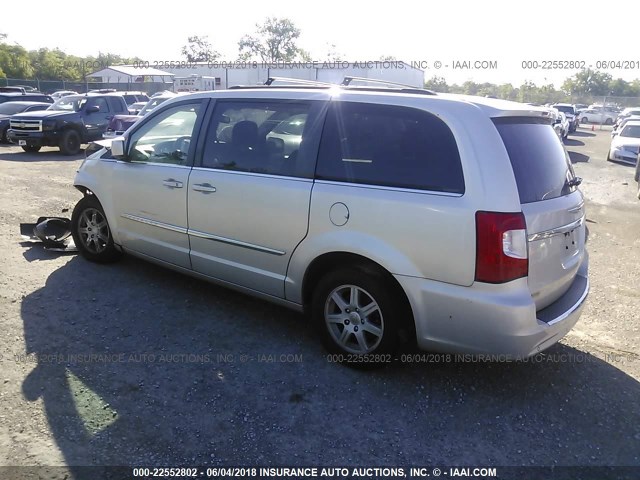 2A4RR5DG1BR718516 - 2011 CHRYSLER TOWN & COUNTRY TOURING SILVER photo 3
