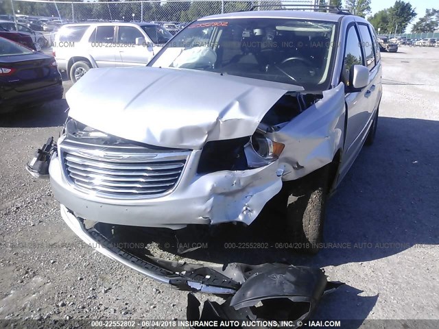 2A4RR5DG1BR718516 - 2011 CHRYSLER TOWN & COUNTRY TOURING SILVER photo 6