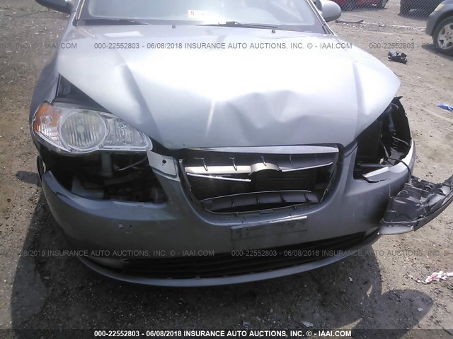 KMHDU46DX9U801141 - 2009 HYUNDAI ELANTRA GLS/SE GRAY photo 6