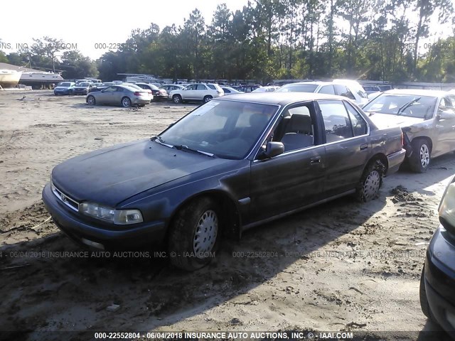 1HGCB7658LA182968 - 1990 HONDA ACCORD LX/EX BLACK photo 2