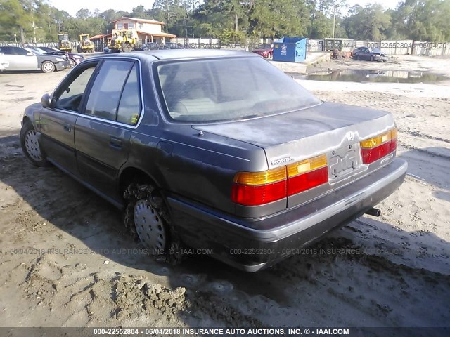 1HGCB7658LA182968 - 1990 HONDA ACCORD LX/EX BLACK photo 3