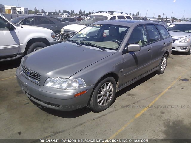 YV1VW275X4F032081 - 2004 VOLVO V40 1.9T GRAY photo 2