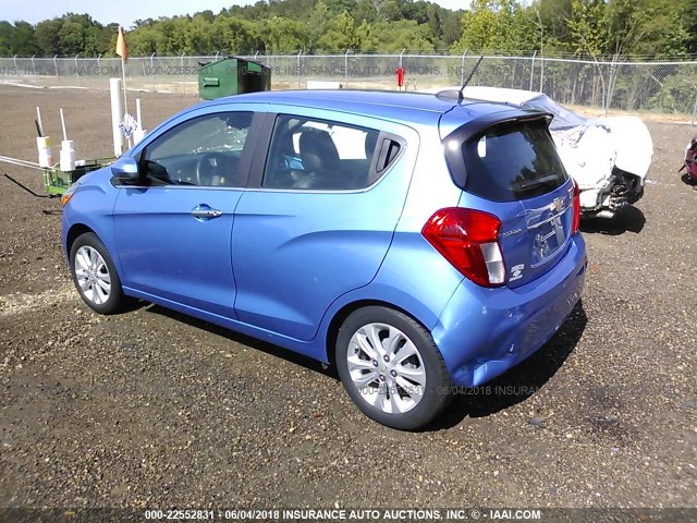 KL8CF6SA1GC604596 - 2016 CHEVROLET SPARK 2LT BLUE photo 3