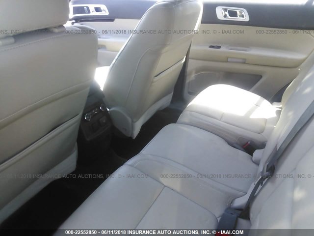 1FM5K7F80FGB82753 - 2015 FORD EXPLORER LIMITED Сұр фото 8