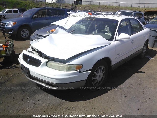 2G4WF5217V1449517 - 1997 BUICK REGAL GS WHITE photo 2