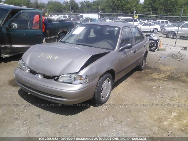1Y1SK52892Z416741 - 2002 CHEVROLET GEO PRIZM LSI Champagne photo 2