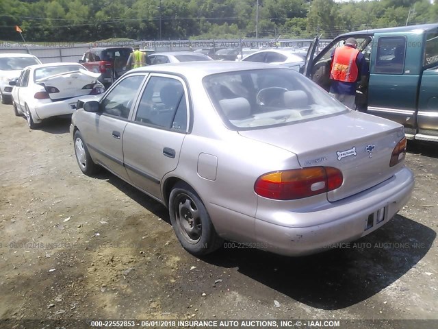 1Y1SK52892Z416741 - 2002 CHEVROLET GEO PRIZM LSI Champagne photo 3