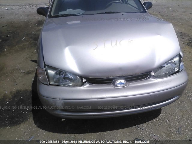 1Y1SK52892Z416741 - 2002 CHEVROLET GEO PRIZM LSI Champagne photo 6