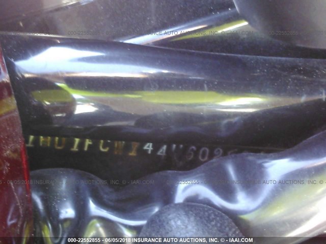 1HD1FCW144Y602524 - 2004 HARLEY-DAVIDSON FLHTCUI Қызыл фото 10