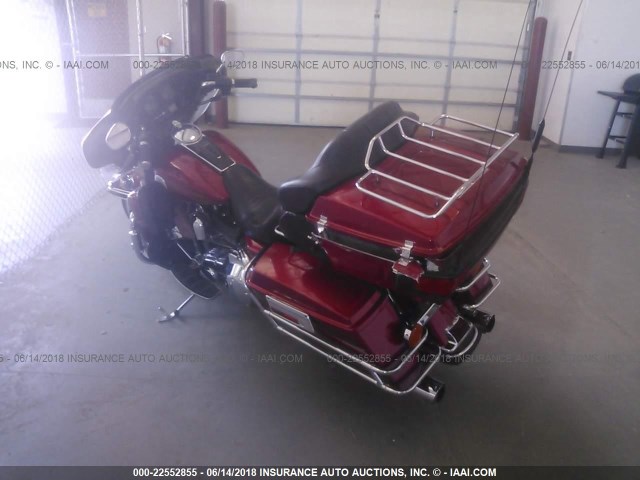 1HD1FCW144Y602524 - 2004 HARLEY-DAVIDSON FLHTCUI Қызыл фото 3