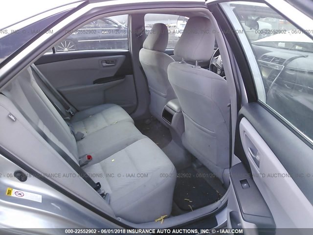 4T1BF1FK4GU526863 - 2016 TOYOTA CAMRY LE/XLE/SE/XSE SILVER photo 8