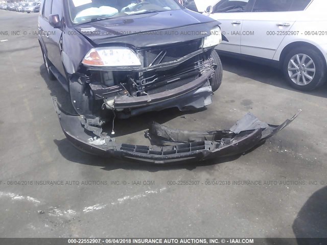 2HNYD18291H532356 - 2001 ACURA MDX BURGUNDY photo 6