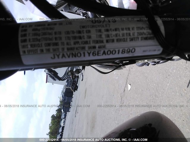 JYAVN01Y6EA001890 - 2014 YAMAHA XVS950 AC/CTC RED photo 10