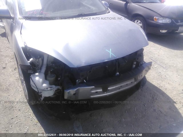 JM1BL1H63A1318981 - 2010 MAZDA 3 S GRAY photo 6