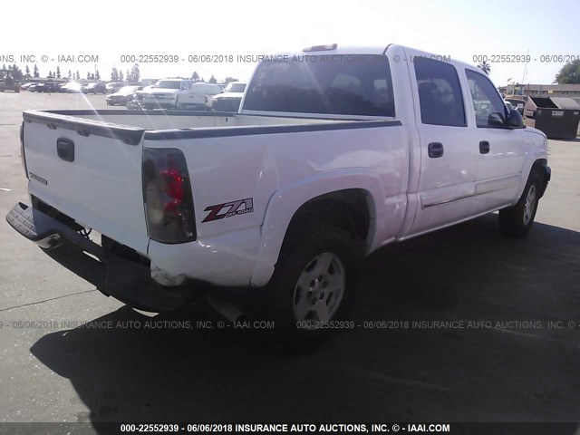 2GCEK13T841425178 - 2004 CHEVROLET SILVERADO K1500 WHITE photo 4