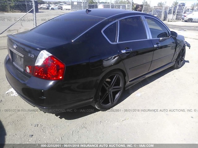 JNKAY01E97M307627 - 2007 INFINITI M35 SPORT BLACK photo 4