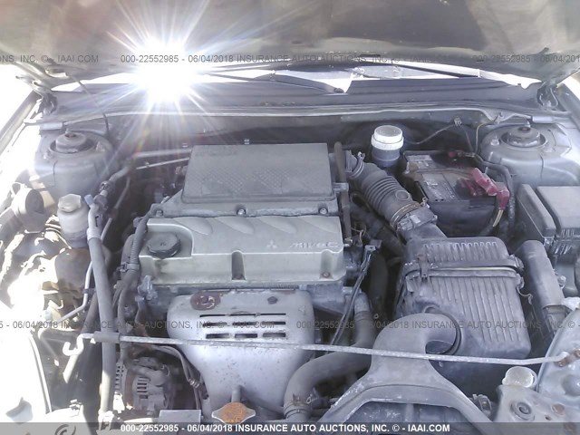 4A3AB36F39E024768 - 2009 MITSUBISHI GALANT ES GRAY photo 10