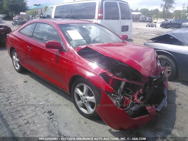 4T1CA30P96U105366 - 2006 TOYOTA CAMRY SOLARA SE/SLE RED photo 1