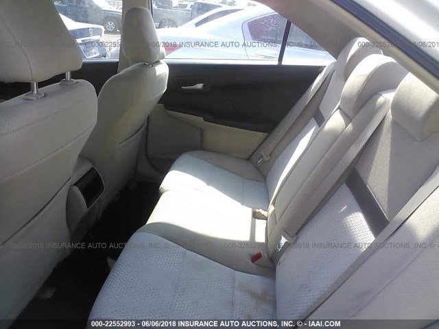 4T4BF1FK1CR255244 - 2012 TOYOTA CAMRY SE/LE/XLE 白色 照片 8