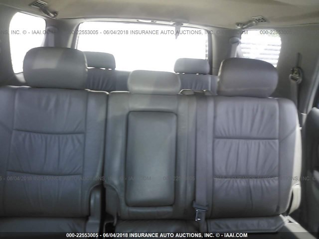 5TDBT48A62S092896 - 2002 TOYOTA SEQUOIA LIMITED SILVER photo 8