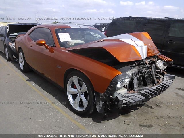 2B3CJ7DJ5BH585907 - 2011 DODGE CHALLENGER SRT-8 橙色 照片 1