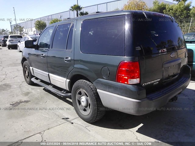 1FMPU16L14LA87434 - 2004 FORD EXPEDITION XLT GREEN photo 3