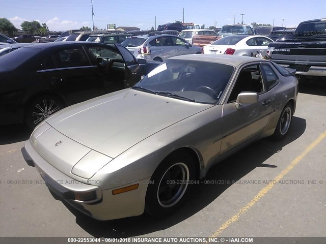 WP0AA0942FN458805 - 1985 PORSCHE 944 GOLD photo 2