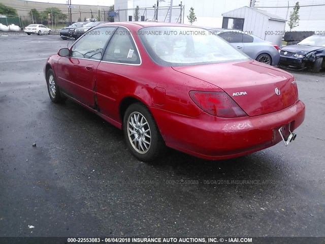 19UYA2255XL004141 - 1999 ACURA 3.0CL RED photo 3