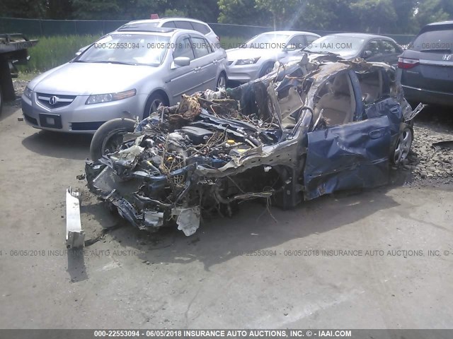 4S3BL626967209774 - 2006 SUBARU LEGACY 2.5I LIMITED BLUE photo 2