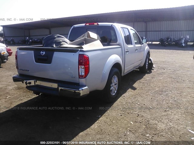 1N6AD0ER3GN748896 - 2016 NISSAN FRONTIER S/SV/SL/PRO-4X SILVER photo 4