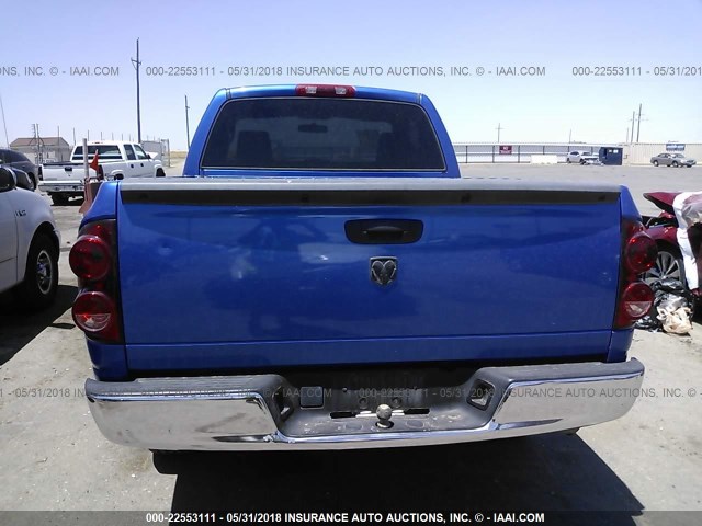 1D7HA16K87J643804 - 2007 DODGE RAM 1500 ST BLUE photo 8