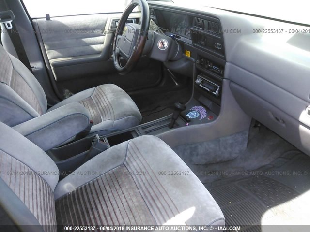 1B3XA7634LF895632 - 1990 DODGE SPIRIT ES MAROON photo 5