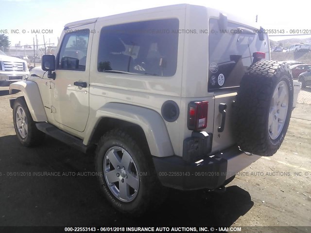 1J4GA5D15BL563066 - 2011 JEEP WRANGLER SAHARA TAN photo 3