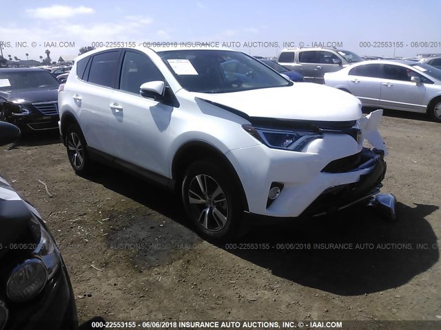 2T3WFREV1JW463389 - 2018 TOYOTA RAV4 ADVENTURE/XLE 白色 照片 1