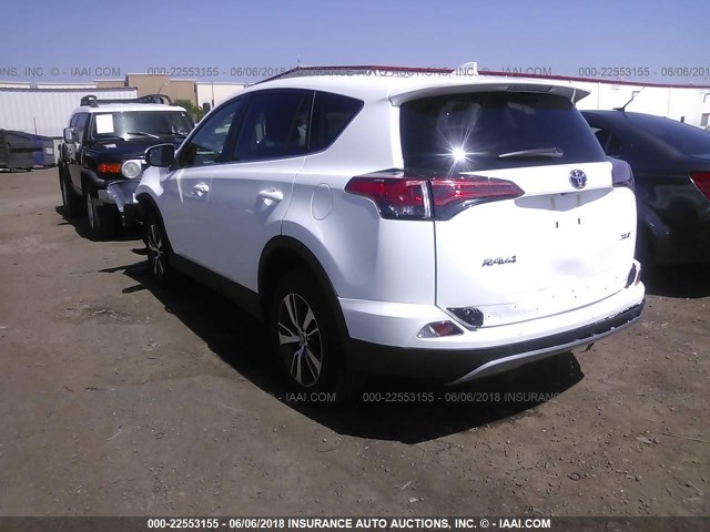 2T3WFREV1JW463389 - 2018 TOYOTA RAV4 ADVENTURE/XLE 白色 照片 3