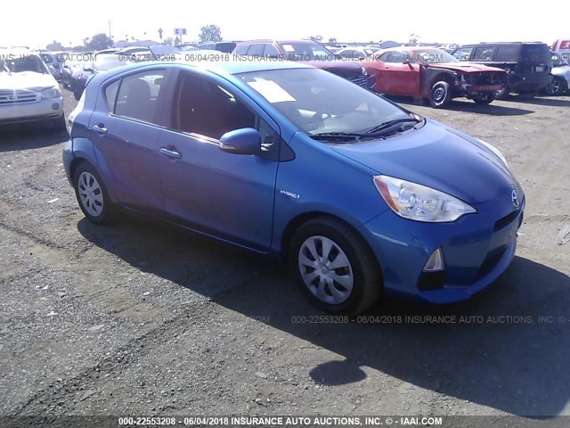 JTDKDTB30D1540910 - 2013 TOYOTA PRIUS C 蓝色 照片 1