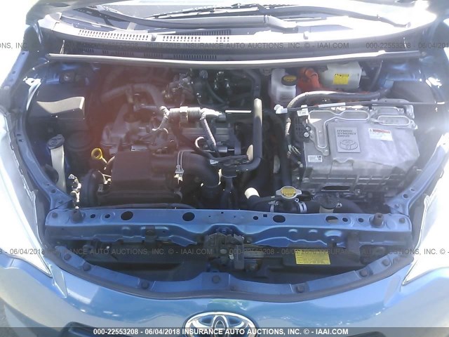 JTDKDTB30D1540910 - 2013 TOYOTA PRIUS C 蓝色 照片 10