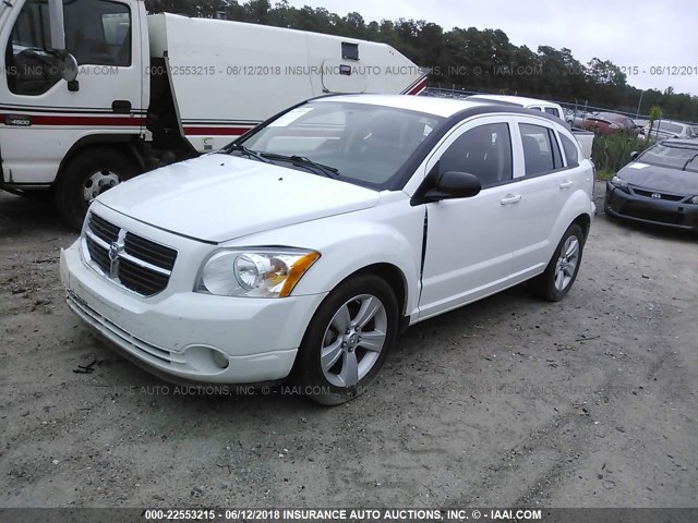 1B3CB3HA5BD242270 - 2011 DODGE CALIBER MAINSTREET WHITE photo 2