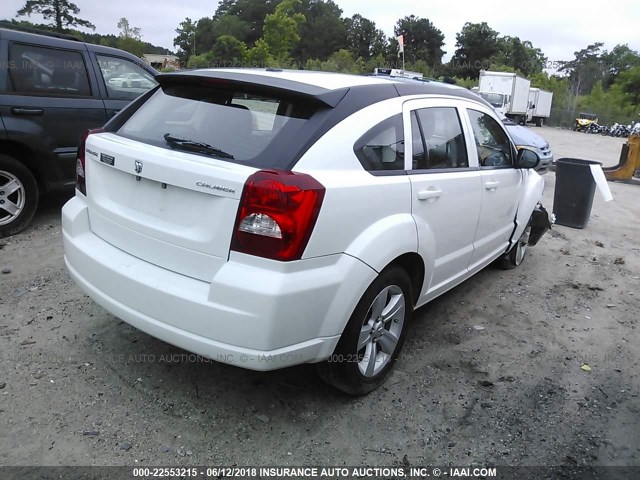 1B3CB3HA5BD242270 - 2011 DODGE CALIBER MAINSTREET WHITE photo 4