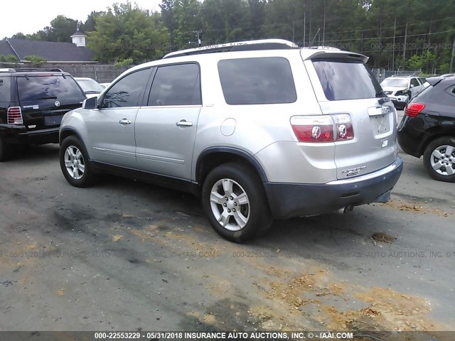 1GKER23718J251975 - 2008 GMC ACADIA SLT-1 SILVER photo 3