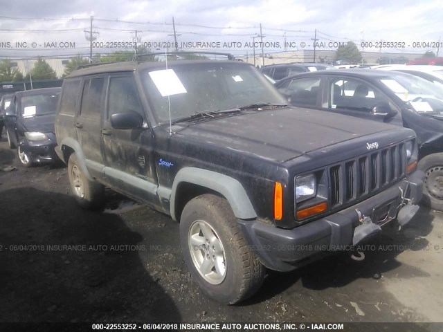 1J4FJ68S4WL137444 - 1998 JEEP CHEROKEE SPORT/CLASSIC შავი ფოტო 1