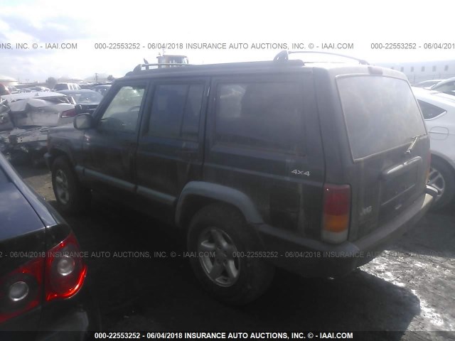 1J4FJ68S4WL137444 - 1998 JEEP CHEROKEE SPORT/CLASSIC შავი ფოტო 3