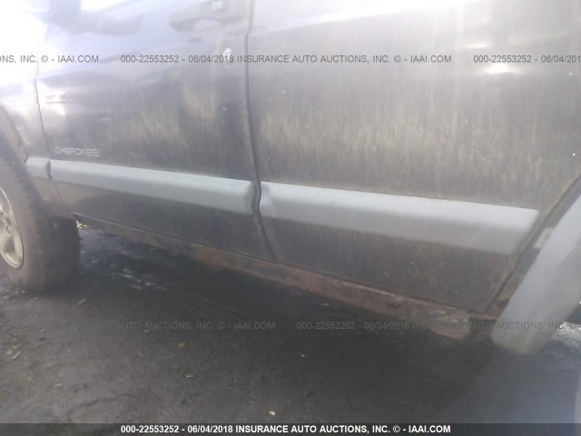 1J4FJ68S4WL137444 - 1998 JEEP CHEROKEE SPORT/CLASSIC შავი ფოტო 6