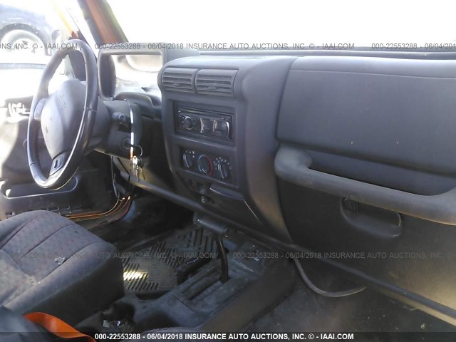 1J4FA49S8YP799106 - 2000 JEEP WRANGLER / TJ SPORT Narıncı foto 5