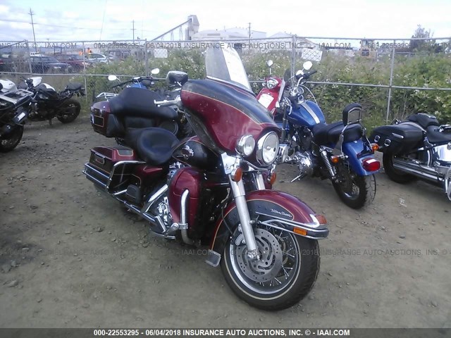 1HD1FC4137Y714321 - 2007 HARLEY-DAVIDSON FLHTCUI Қызыл фото 1