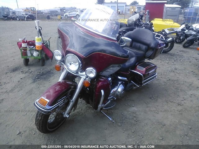 1HD1FC4137Y714321 - 2007 HARLEY-DAVIDSON FLHTCUI Қызыл фото 2