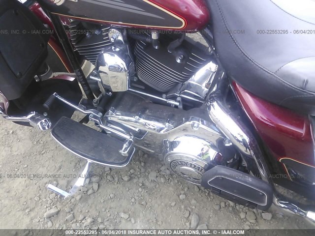 1HD1FC4137Y714321 - 2007 HARLEY-DAVIDSON FLHTCUI Қызыл фото 9