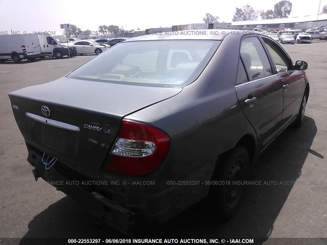 4T1BE32K63U696849 - 2003 TOYOTA CAMRY LE/XLE/SE 灰色 照片 4